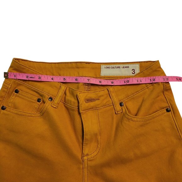 LOVE CULTURE | Gold Color Skinny Jeans - Picture 8 of 8